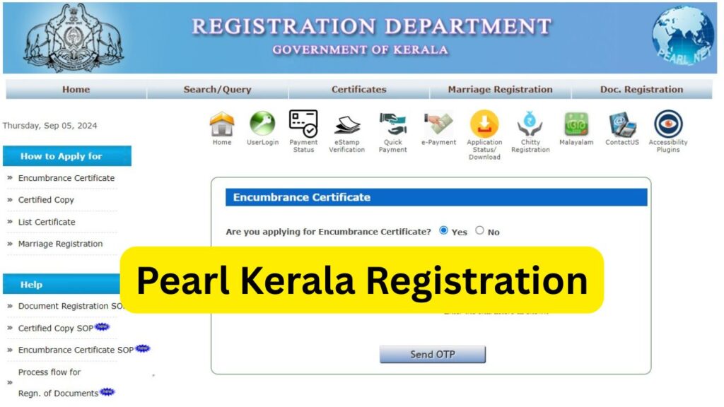 Pearl Kerala Registration