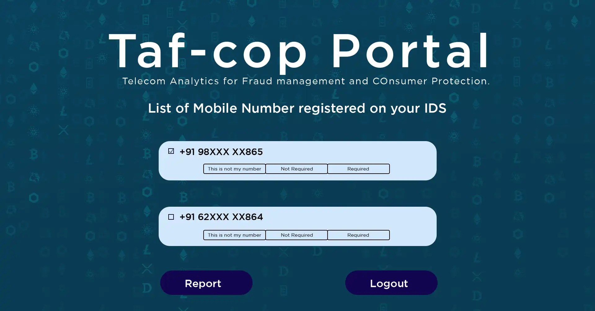 TAFCOP Portal