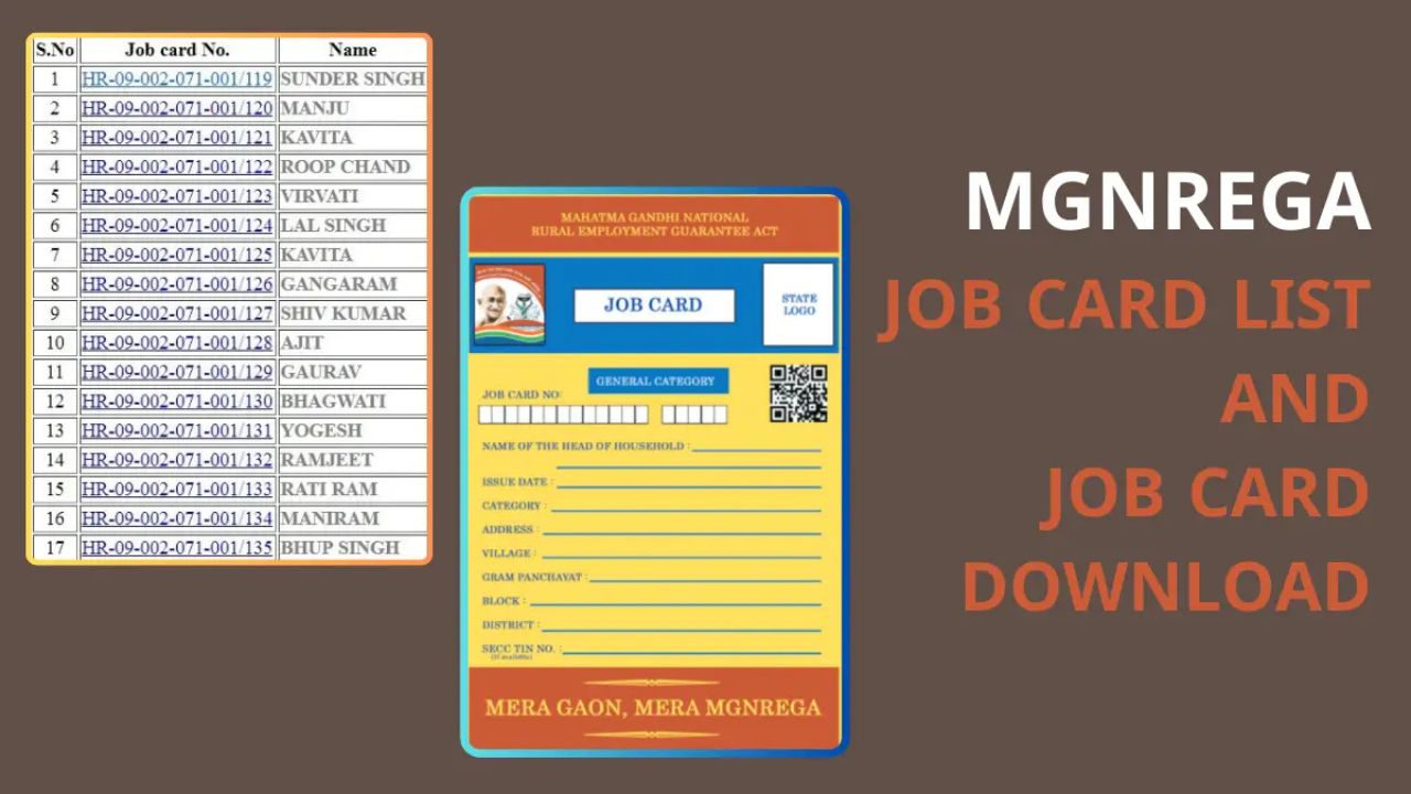 NREGA Job Card List
