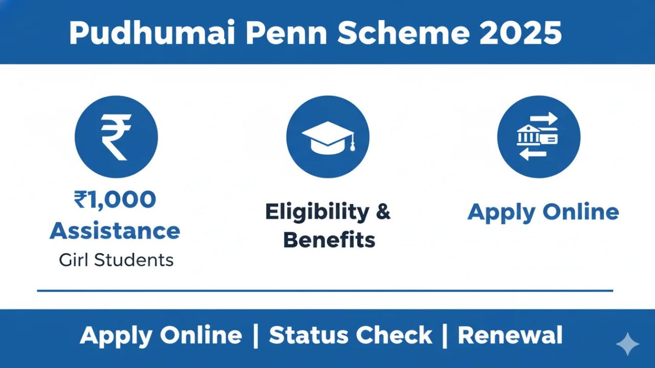 Pudhumai Penn Scheme Apply Online