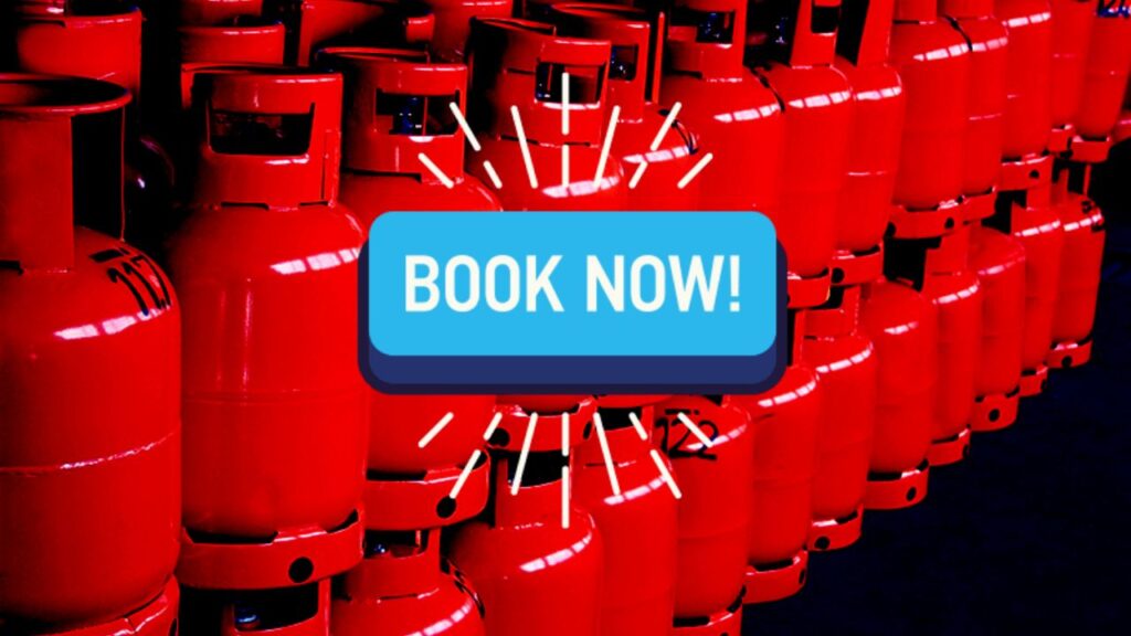 How to book LPG cylinders