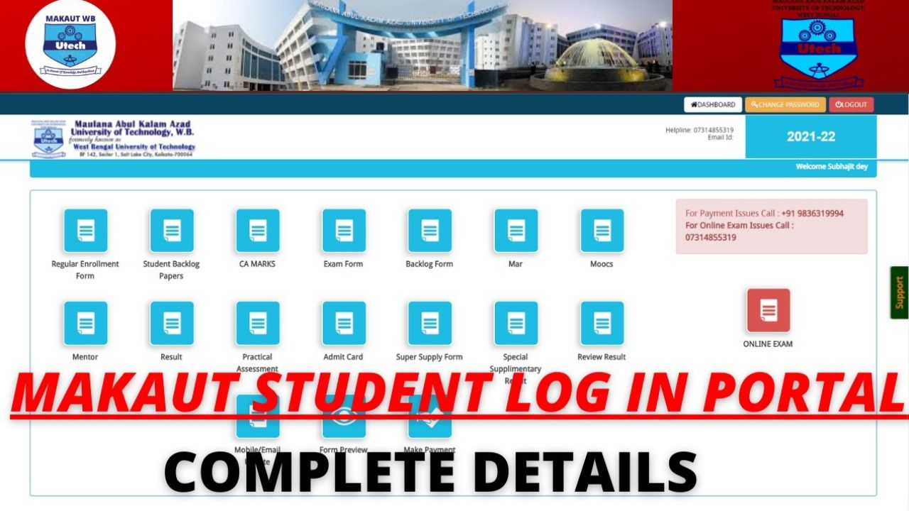 Makaut Student Login
