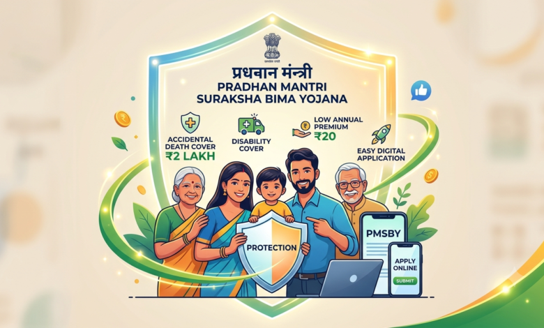 Pradhan Mantri Suraksha Bima Yojana Apply Online, Benefits
